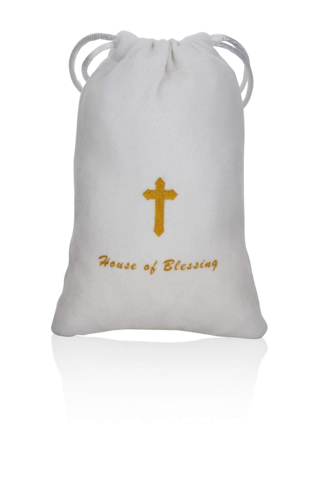 Blessing Salt from the Dead Sea with a Blessing Card (5.3 Ounces/150Gr)