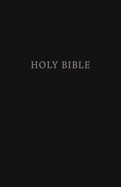 KJV, Pew Bible, Large Print, Hardcover, Black, Red Letter Edition, Comfort Print : Holy Bible, King James Version
