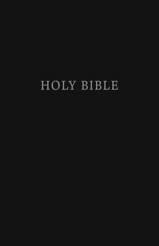 KJV, Pew Bible, Large Print, Hardcover, Black, Red Letter Edition, Comfort Print : Holy Bible, King James Version