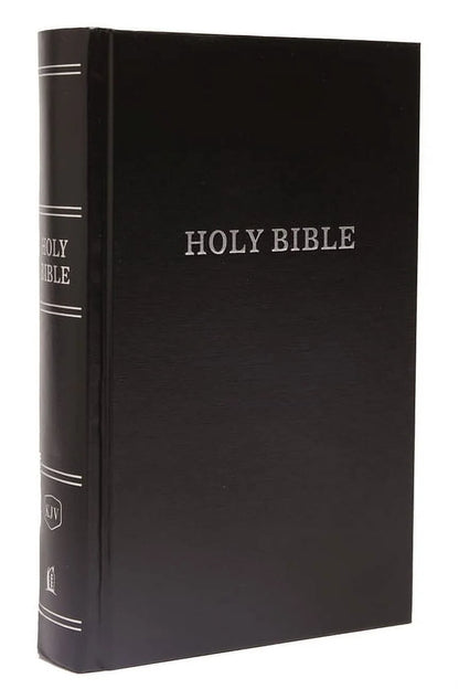 KJV, Pew Bible, Large Print, Hardcover, Black, Red Letter Edition, Comfort Print : Holy Bible, King James Version