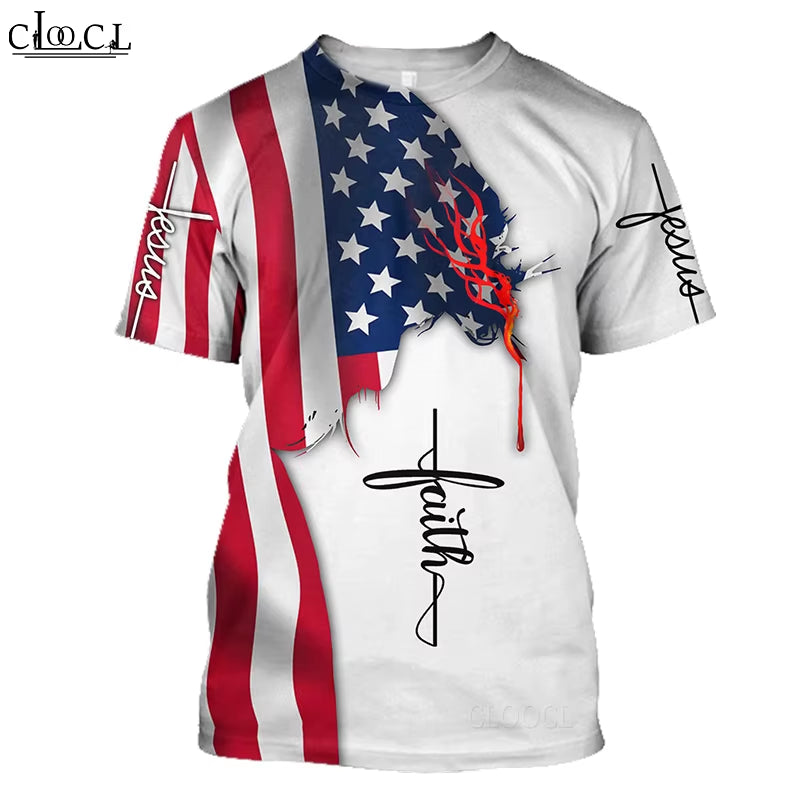 CLOOCL Newest Popular God Religion Christ Jesus 3D Print T Shirt Streetwear Men Women Fashion T-Shirt Harajuku Top Drop Shipping